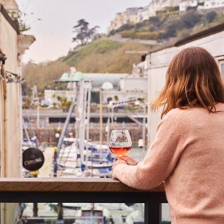 Ferienwohnung Harbour Breeze - Contemporary Waterside Bolthole On Torquay'S Iconic Marina Exterior foto